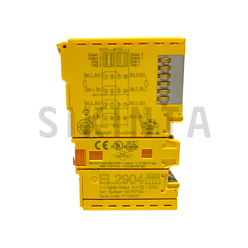 Beckhoff EL2904 |  Safe Digital Output EtherCAT Terminal Module
