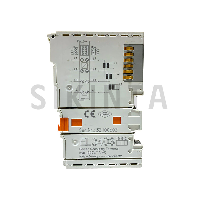 Beckhoff EL3403 | 3-Phase Power Measurement EtherCAT Terminal PLC