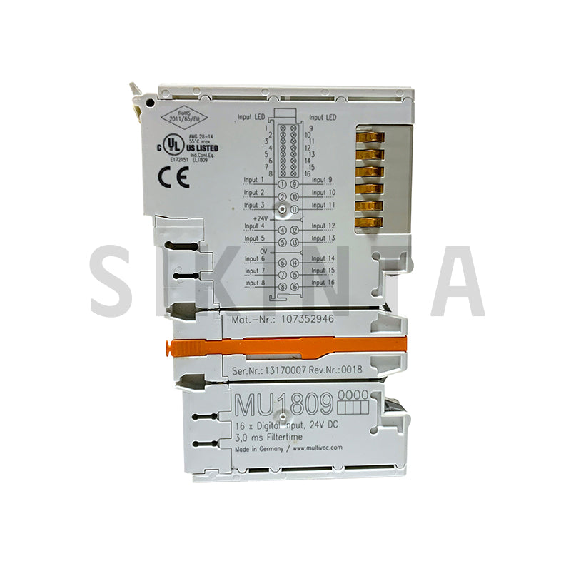 Beckhoff MU1809 | 16-Channel Digital Input EtherCAT Terminal Module